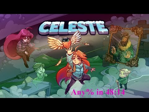 Celeste any% speedrun in 48:14.505