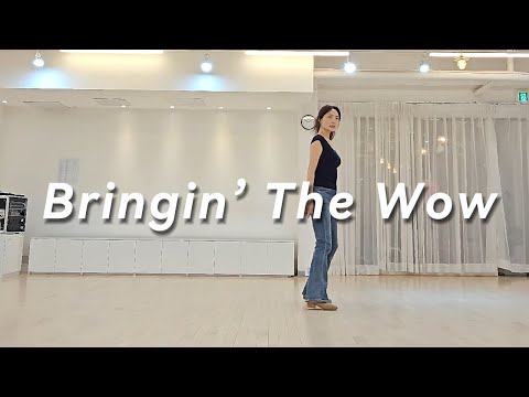 Bringin' The Wow Line Dance Tutorial l Intermediate l 브링인 더 와우 라인댄스 설명영상 l Linedancequeen