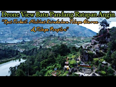 Drone View Batu Pandang Ratapan Angin Dieng Wonosobo