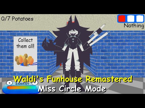 Waldi's Funhouse Remastered V1.6 (Miss Circle Mode)  - Baldi's Basics Mod