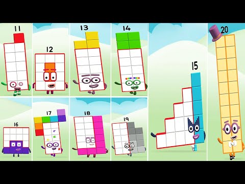 The Numberblocks - Let's Learn 11 - 20 - Fun Educational Games For Kids