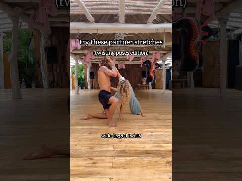 Share with a friend and try ;) #shorts #yoga #partnerstretch @leahhester