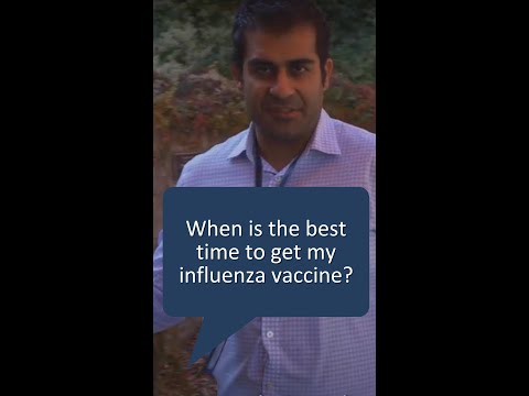 Zain Explains: When is the best time to get my influenza vaccine?