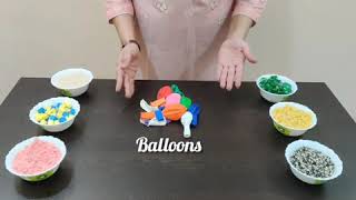 Sensory play - Tactile activity for kids. simple sensory activities at home