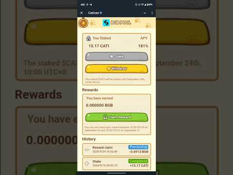 catizen stake coins withdrawal to bitget exchange and catizen Airdrop