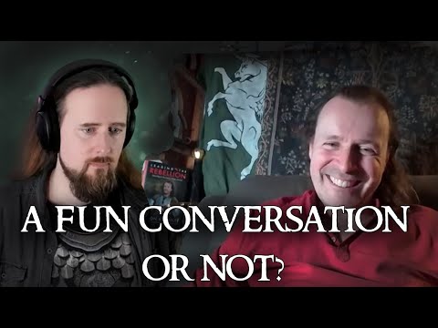 Skallagrim and Jason Kingsley discuss sword fighting and gaming