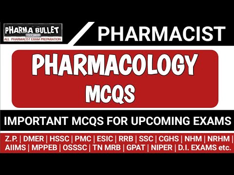 Pharmacist exam preparation | Pharmacology MCQS | AIIMS | HSSC | RRB | RSMSSB | Z.P. exam questions