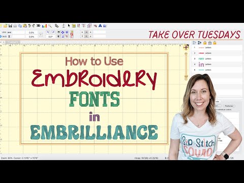 Mastering Embroidery Fonts with Karlie Belle: Embrilliance Essentials Software Demo