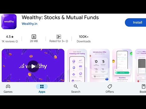 How To Install Wealthy Stocks & Mutual Funds App's | How To Download Wealthy Stocks & Mutual Funds