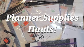 Planner supply accesories haul! #happyplanner #plannerhaul