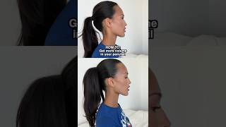 How to get the PERFECT bouncy ponytail #hairstyle #tutorial