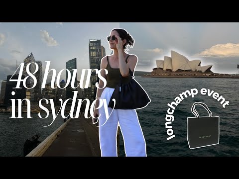 EXPLORING SYDNEY | Longchamp University Event & Zara, Stylerunner, Elka Collective Haul ✈️🤍