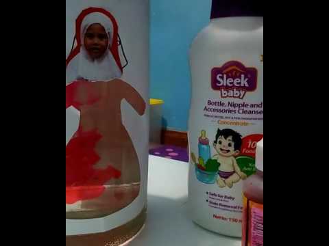 Magical Princess dress sensory bottle