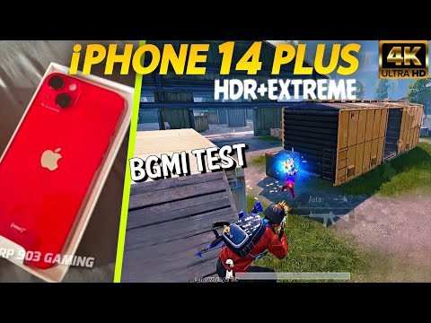 iPhone 14 Plus HDR+EXTREME Bgmi Test iPhone 14 Plus BGMI Test & Pubg Graphics