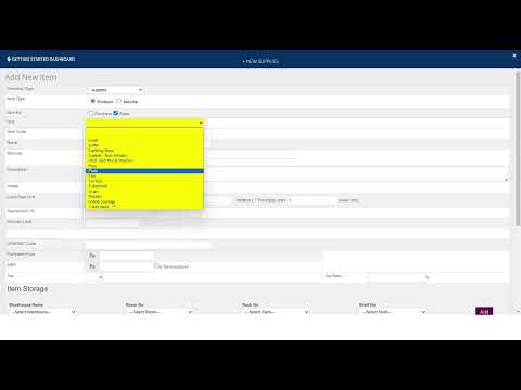 Absolute ERP - Classification Of Inventory Types