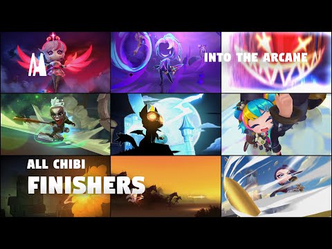 ALL CHIBI ANIMATIONS / FINISHERS 5 | TFT SET 13