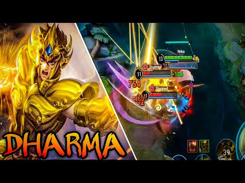 Honor of kings ( Dharma ) Solo Rank Epic | Clash Lane Gameplay | HOK 2024