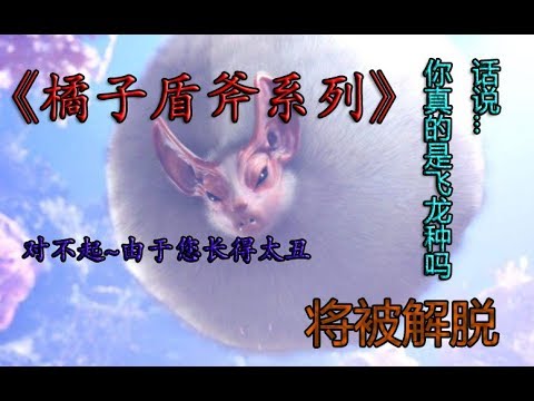 橘子盾斧系列《怪物猎人：世界》灭丑行动开始！浮空龙1就决定是你了！