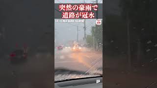 【突然の豪雨に注意】神奈川県・南足柄市　ゲリラ豪雨の様子