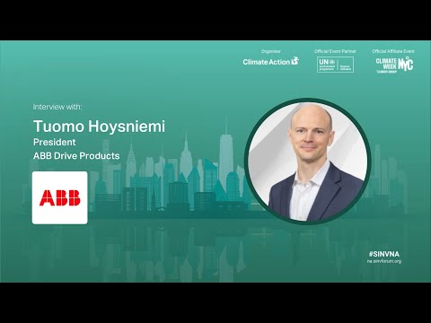 Interview with Tuomo Hoysniemi at ABB Drive Products | Sustainable Investment Forum North America