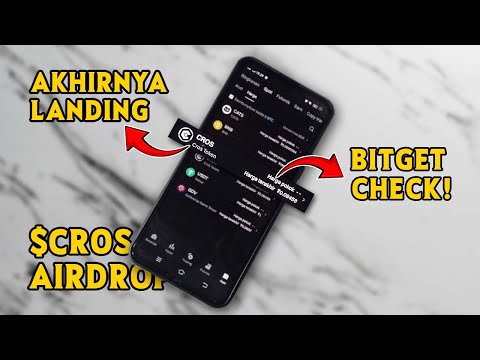 LANDING JUGA! Distribusi Token $CROS di Bitget Exchange | BKD tutorials Airdrop Withdrawal