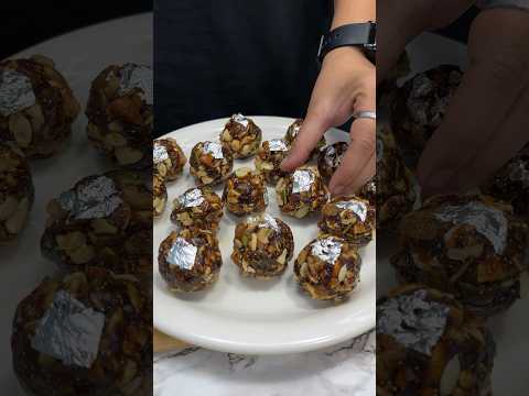 Healthy Dry Fruits Laddu ASMR Cooking |#shorts #food #cooking #asmr #winterspecial #indianasmrworld