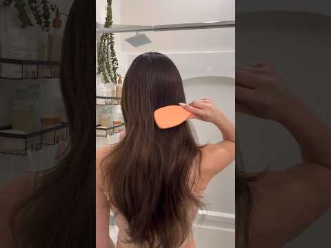 asmr hair care routine🤍 #haircareroutine #haircare #aesthetic #thatgirl