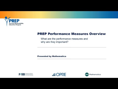 PREP Performance Measures Intro Video 2024