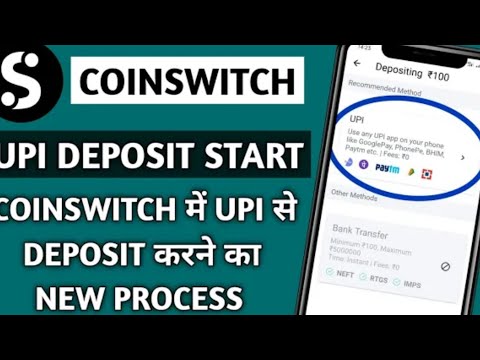 💢Coinswitch INR Deposit Process/UPI Id 🔥Get Free 50₹BTC 👉77 Âpk