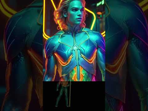 #dc but in neon outfits version #shortsviral #shortvideos #dccomics #batman #aquaman #wonderwoman