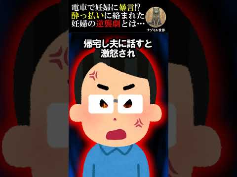 【2chスカッとスレ】電車で妊婦に暴言!?酔っ払いに絡まれた妊婦の逆襲劇とは… #2ch #スカッと #会社員