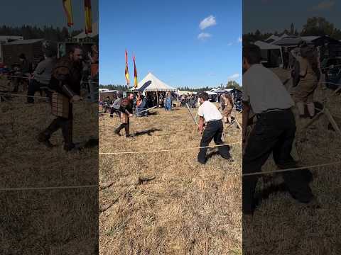 Theron’s wins sword battle at Ren Faire #swordfighting #renaissancefaire #renaissance #sword