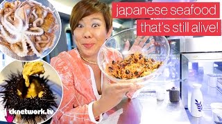 Japanese Seafood That's Still Alive! - Foodporn: EP18