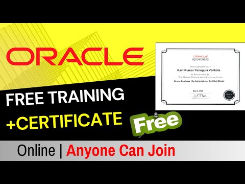 Oracle Launched New Certification  Course Free Online | SQL PLSQL Python Official Certification Free