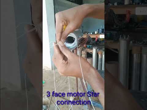 V4 3 phase motor Star connection / 3 phase motor connection # shorts