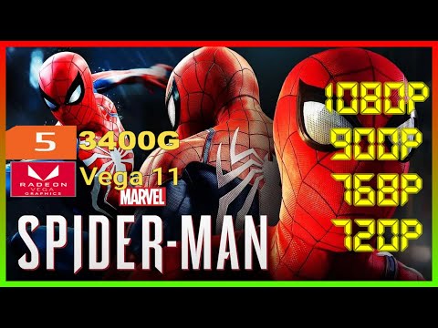 Marvel’s Spider-Man Remastered | Ryzen 5 3400G Vega 11 2x8 (2666MHz) 16GB RAM