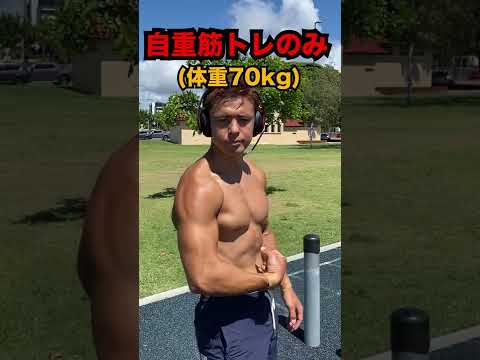 筋肉は嘘つかない。3年間で体がここまで変化！#Shorts