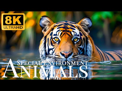 Special Animals Environment 8K ULTRA HD🐾Relaxing Movie With Meditation Music To Relieve Stress