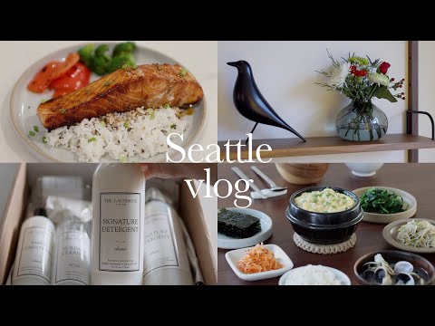 ENG) Life in Seattle Vlog 🇺🇸 | What I Eat in a Week with IBS | 3 easy & healthy recipes | Low FODMAP