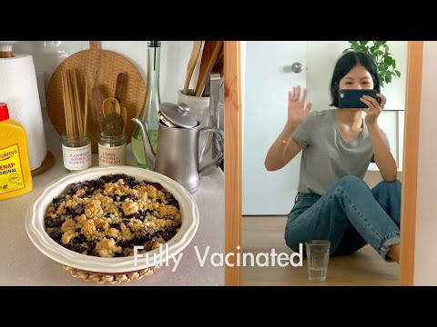 Pfizer 2nd vaccine | Homemade Berries Tart | Delicious Prawn Noodle at Potong Pasir | Singapore Vlog