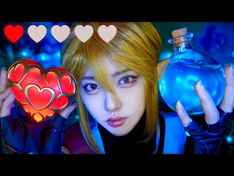 ASMR Link patches up your wounds❤️‍🩹(No Talking,Personal Attention Roleplay)