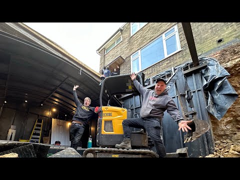 WE DUG A MASSIVE HOLE UNDER A HOUSE!!!