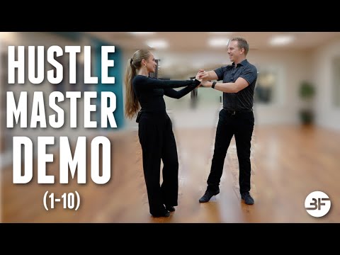 Hustle Dance Steps with Partner | Hustle Master Demo (1-10)