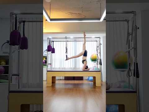 머리서기 Headstand  연습하기 🌱  #필라테스#방이동필라테스 #방이동자이로토닉 #pilates #에이블필라테스 #shorts