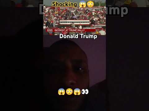 Don't Skip watch until end.Can you believe they shot Donald Trump #wow #newnews #shot #pray #god