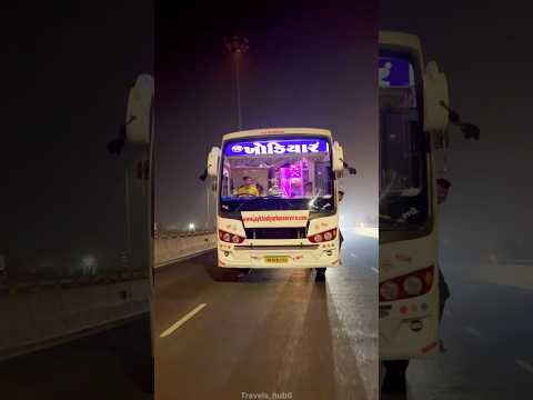 Jay khodiyar travels || New sleeper luxurious bus || #tranding #4k #travel #shorts