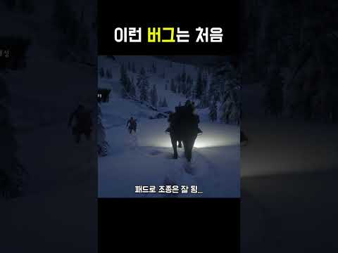 이런 버그는 또 처음이네… #레데리2 #rdr2 #레데온