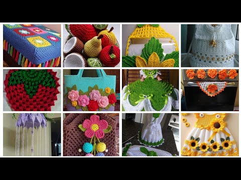 Ideas elegantes y hermosas de patrones de crochet hechos a mano para decoraciones del hogar