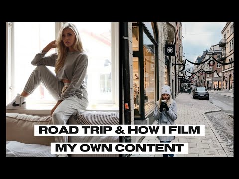 Haley In Sweden Vlog #2 | Roadtrip to Stockholm | What I Eat In A Day | How I Film Content On My Own