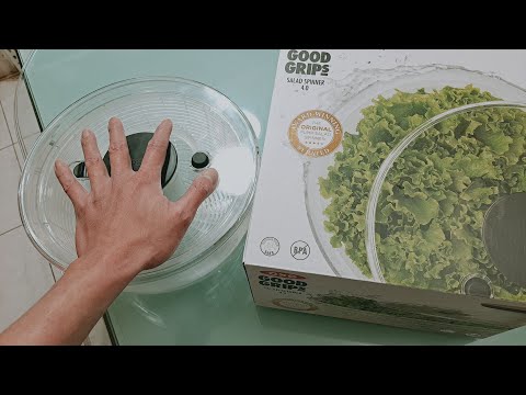 oxo good grips out of the box 廚房小幫手 蔬菜脫水器開箱